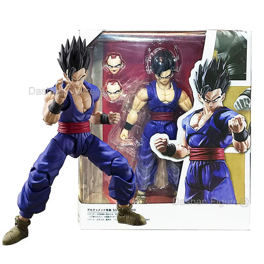 Dragon Ball Super Figures Shf Son Gohan Beast Action Figure Anime PVC Collection Saiyan Gohan Figurine Movable Model Toys Gifts